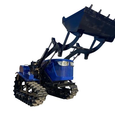 Trilha de borracha agrícola Mini Power Tiller do trator de exploração agrícola da esteira rolante