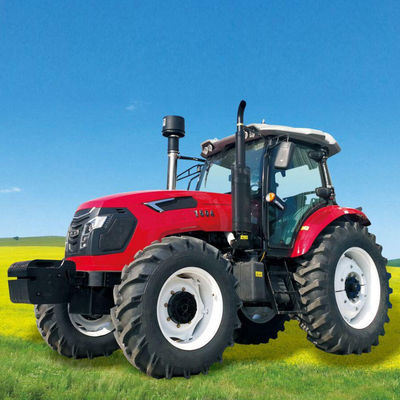Trator de exploração agrícola agrícola vermelho trator compacto de 35 cavalos-força com Front Loader