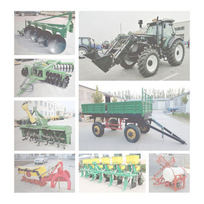 Trator de exploração agrícola agrícola vermelho trator compacto de 35 cavalos-força com Front Loader