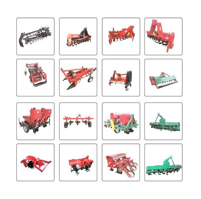 Trator de exploração agrícola agrícola vermelho trator compacto de 35 cavalos-força com Front Loader