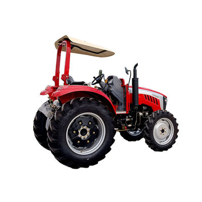 Trator de exploração agrícola agrícola de direção hidráulico 100HP 4x4 Mini Trator