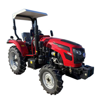 trator azul agrícola de 4 rodas do trator de exploração agrícola 4wd 60hp com peças