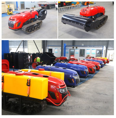 Trilha de borracha agrícola Mini Power Tiller do trator de exploração agrícola da esteira rolante