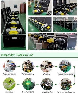 pulverizador agrícola do zangão de 50x50x50cm para a proteção de colheita da largura de 2-5m