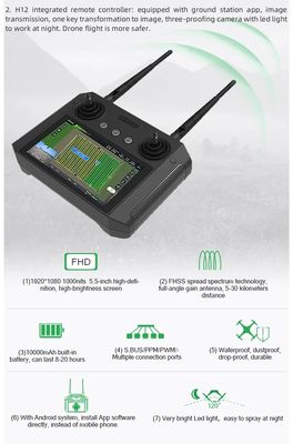 pulverizador agrícola do zangão de 50x50x50cm para a proteção de colheita da largura de 2-5m