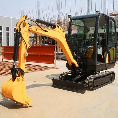 Máquina escavadora flexível pequena Anti Collision Micro Digger Machine da esteira rolante