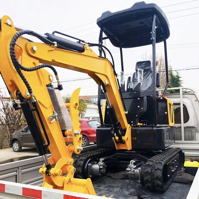 Máquina escavadora 1500mm Mini Excavator Easy To Clean pequeno da esteira rolante do TUV