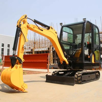 Máquina escavadora flexível pequena Anti Collision Micro Digger Machine da esteira rolante