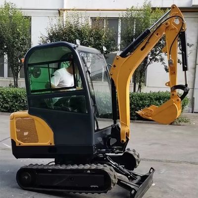 Máquina escavadora flexível pequena Anti Collision Micro Digger Machine da esteira rolante