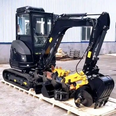 Máquina escavadora flexível pequena Anti Collision Micro Digger Machine da esteira rolante