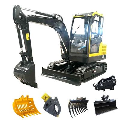 máquina escavadora Hydraulic Energy Saving Mini Powerful da esteira rolante de 2800mm
