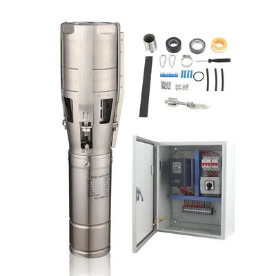 Bomba de água IP68 de Agriculture Solar Powered do controlador de Mppt com painéis solares