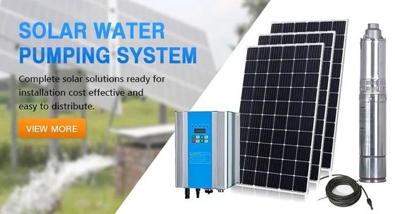 bomba de água do certificado 10hp do CE da bomba de água do painel 5hp solar para o sistema da agricultura