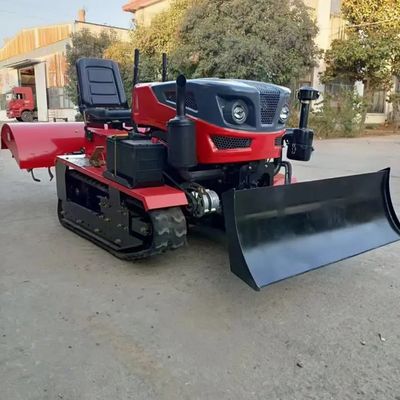 Movimentação Mini Tiller Machine For Planter da engrenagem do trator de exploração agrícola da esteira rolante 15KM/H
