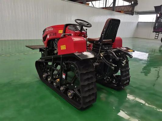 800 rebento do trator de exploração agrícola 25hp da esteira rolante do quilograma Mini Crawler Trator For Rotary