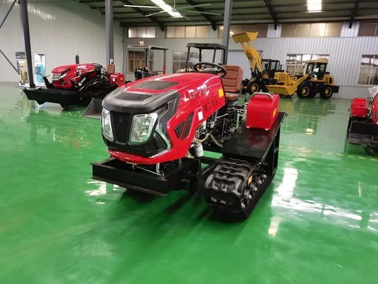 800 rebento do trator de exploração agrícola 25hp da esteira rolante do quilograma Mini Crawler Trator For Rotary