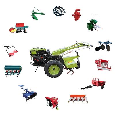 caminhada pequena do agricultor do poder de Motocultor do trator de exploração agrícola 22hp atrás do trator 20hp do jardim
