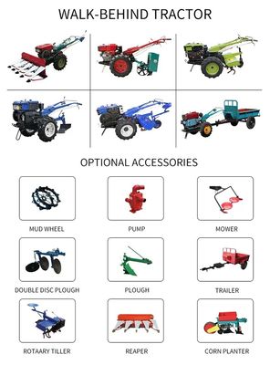 As rodas de passeio de múltiplos propósitos do trator de exploração agrícola 2 entregam o trator de passeio 20hp